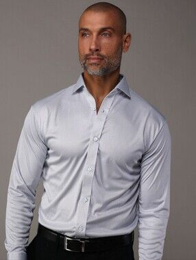 Collars & Co. Men's Small Long Sleeve Quattro Shirt NWOT